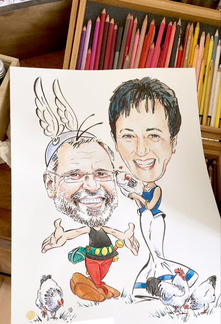 Asterix Karikatur Asterix Karikatur
