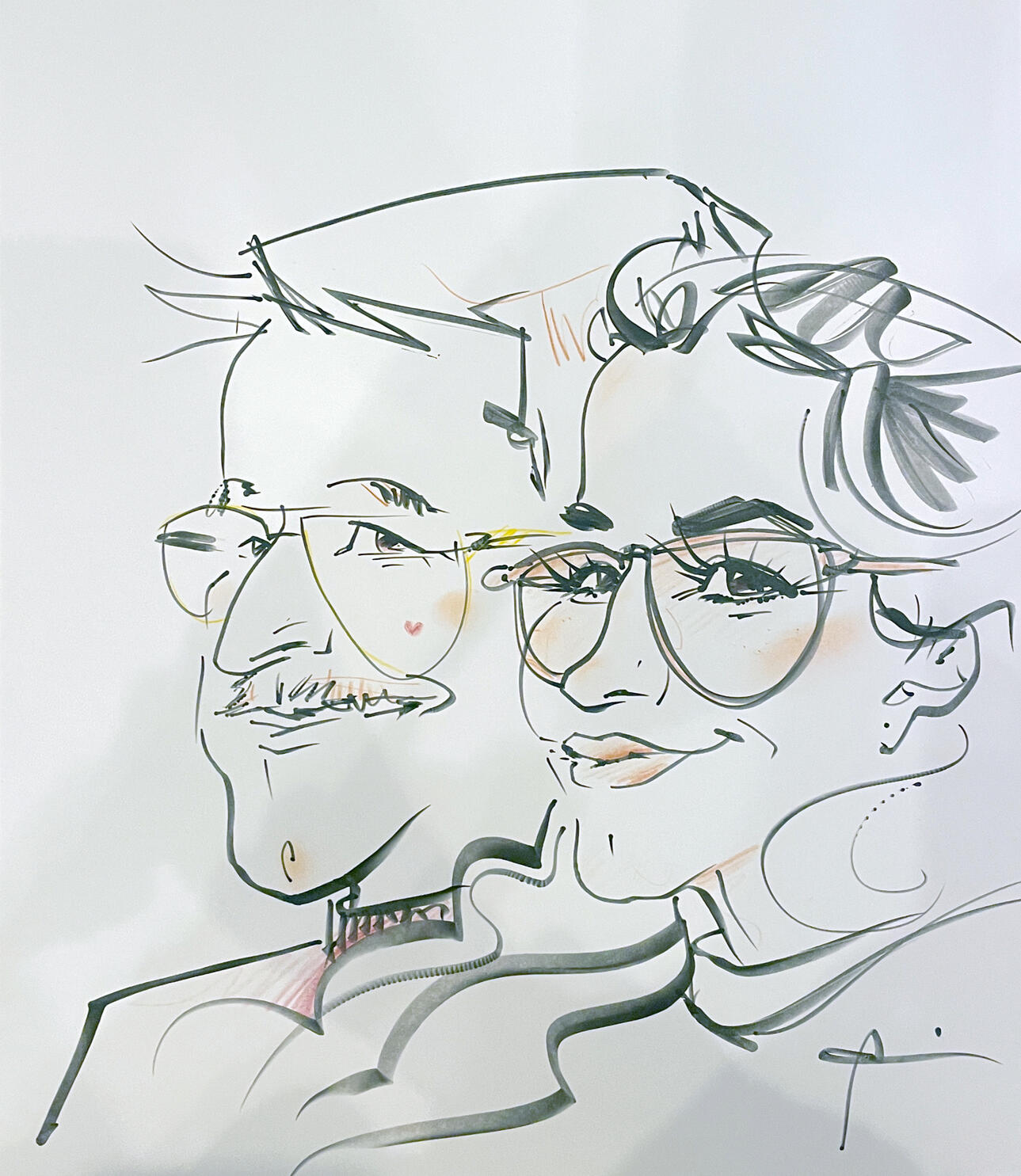 Doppelportrait Hochzeit